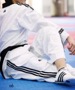 Pants Adidas Training Pant TKD - White, JWA2027