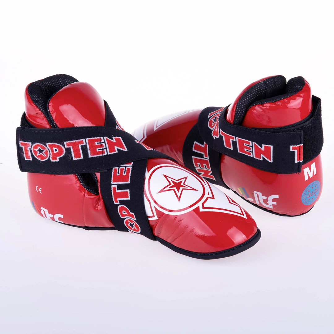 PROTECTION Top Ten ITF Kicks Glossy - Red, 3067-4ITF 7 PROTECTION Top Ten ITF Kicks Glossy - Red, 3067-4ITF