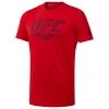 Reebok UFC Fan Gear Logo Tee - Red, DU4585