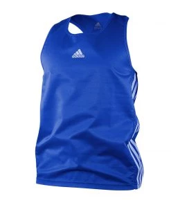 Adidas Base Punch Boxing Vests - Blue, ADIBTT02-B Boxing Jersey