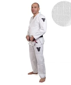 Fighter BJJ Ripstop Gi Rip Stop - White, BJJBW-05