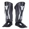 Fighter Shinguards Thai Ergo - Black/white, FSG-004BW PROTECTION