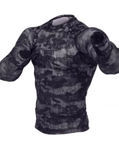 Rash Guard Fighter -Urban Camo -black, FRG-12 Rash Guards