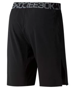 Reebok Combat Boxing Shorts - Black, DU4970 Training Shorts