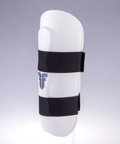 Shin Guard Fighter Ergo - White, FSG-001W