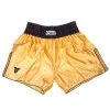 K1 & Thai Shorts Fighter Thai Trunks Bangkok Plain - Gold/black, FP05