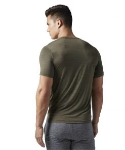 Training T-Shirts Reebok Activchill Tee - Olive Green, BR9671