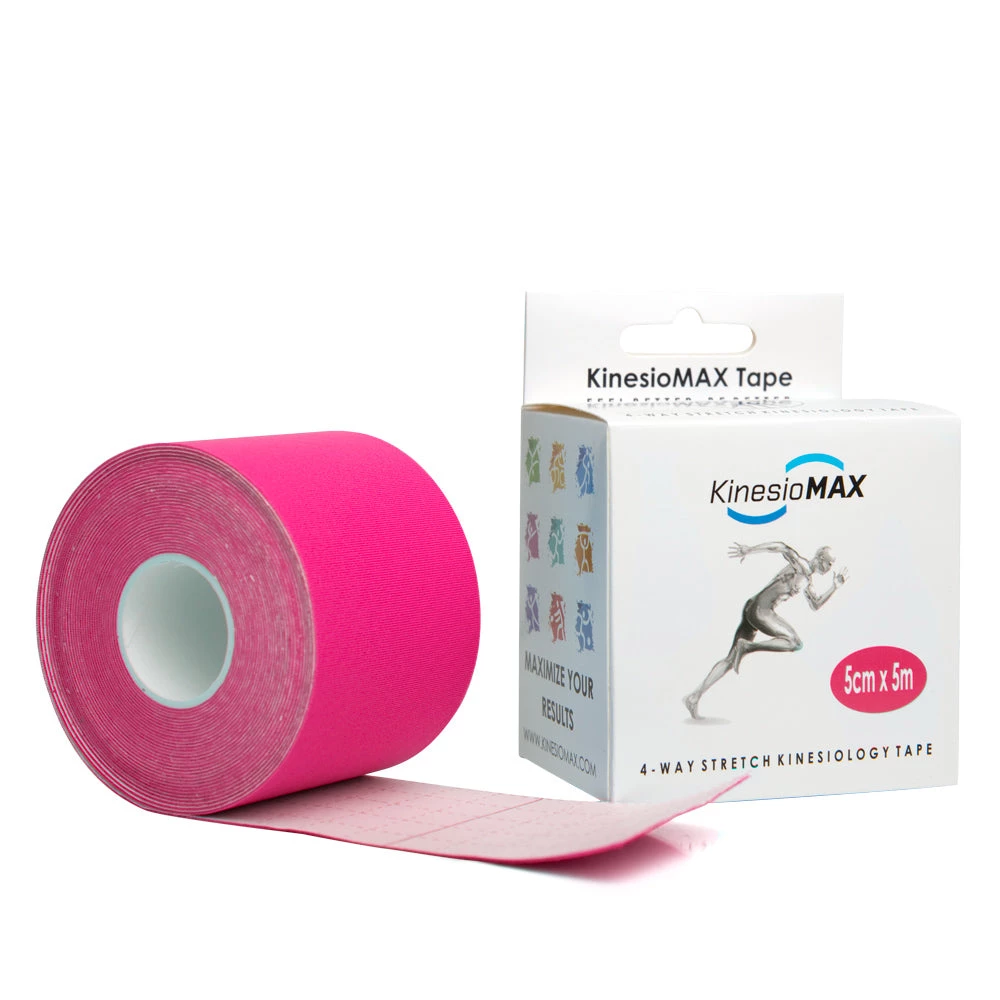 KinesioMAX TRAINING Kine-MAX 4 Way Stretch Kinesiology Tape - Pink, Kinesio4P 3 KinesioMAX TRAINING Kine-MAX 4 Way Stretch Kinesiology Tape - Pink, Kinesio4P