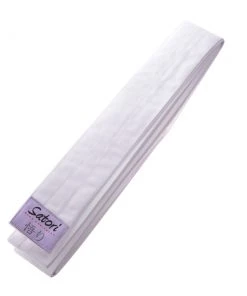 Nine Circles Belts Iai Obi - White, IO-1