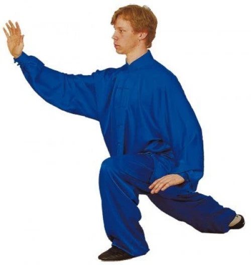 Hayashi Kung Fu Uniform - Blue, 125-6 3 Hayashi Kung Fu Uniform - Blue, 125-6