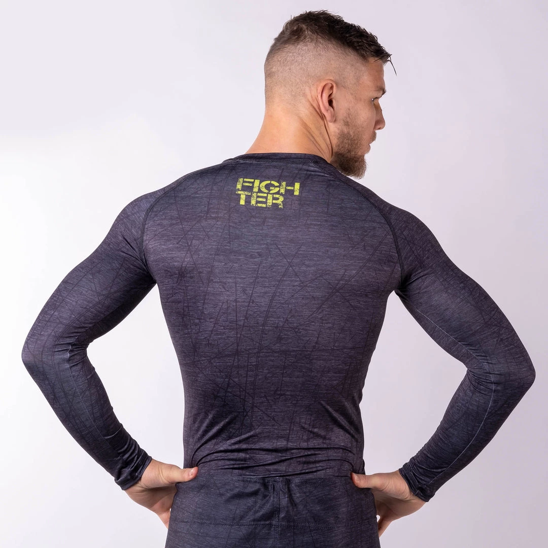 Rash Guard Fighter - Life Is A Fight - Grey, FRG-13 6 Rash Guard Fighter - Life Is A Fight - Grey, FRG-13