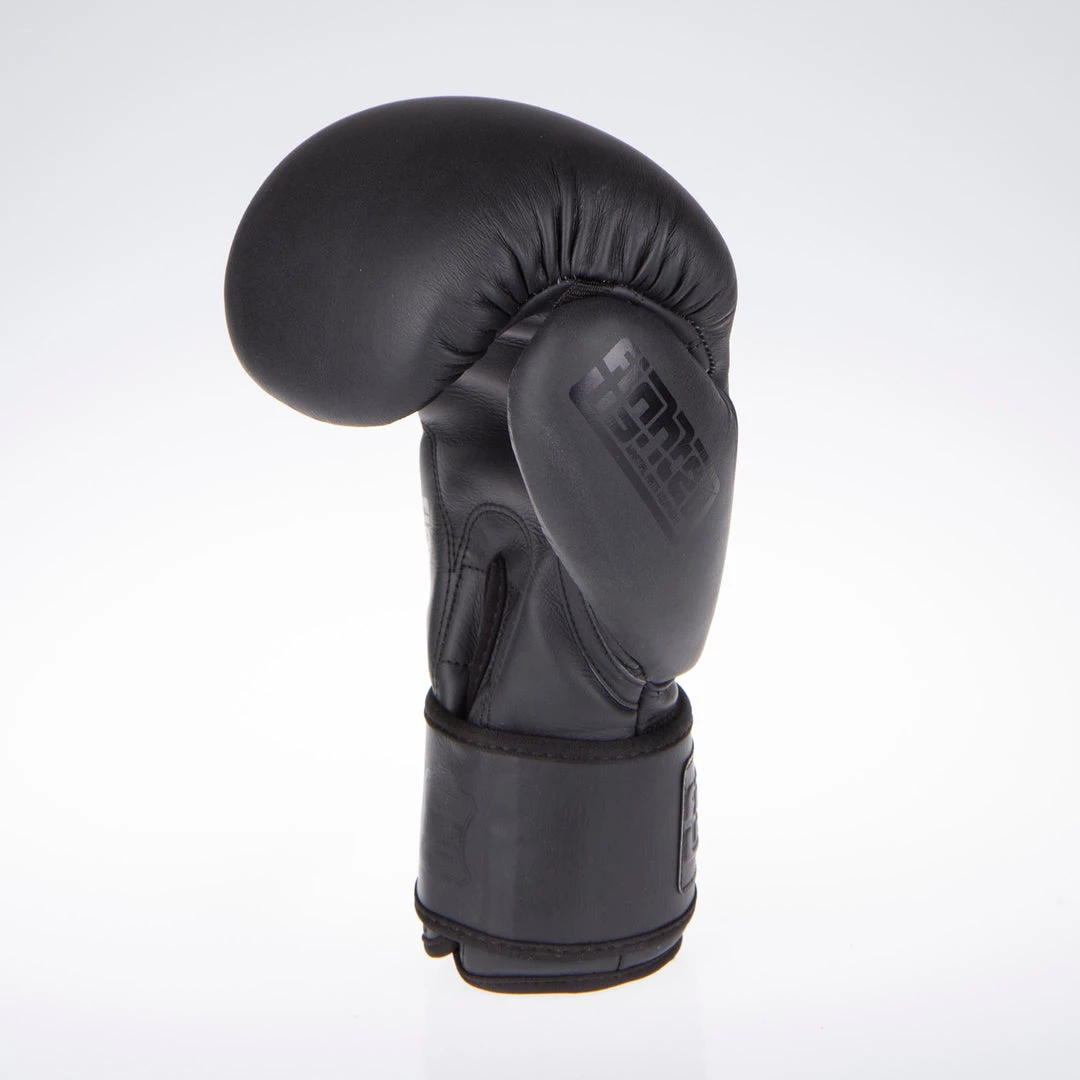 Fighter Boxing Gloves SPLIT - Matt Black, FBG-001B 14 Fighter Boxing Gloves SPLIT - Matt Black, FBG-001B