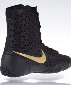 Nike KO Boxing Shoes - Black/gold, 839421001