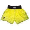 Fighter Thai Trunks Bangkok Plain - Neon Yellow/black, FP08 K1 & Thai Shorts