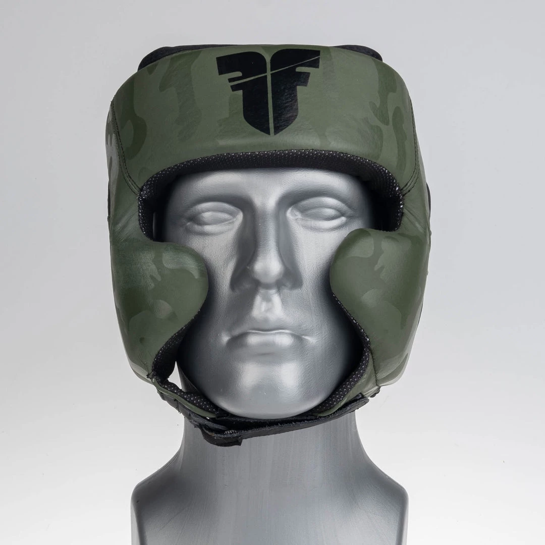 Headguard Fighter Sparring Pro - Khaki/camo, FHG-001CKH PROTECTION 4 Headguard Fighter Sparring Pro - Khaki/camo, FHG-001CKH PROTECTION
