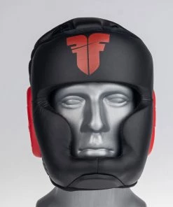 Headguard Fighter Sparring - Black/red, JE1421PURED