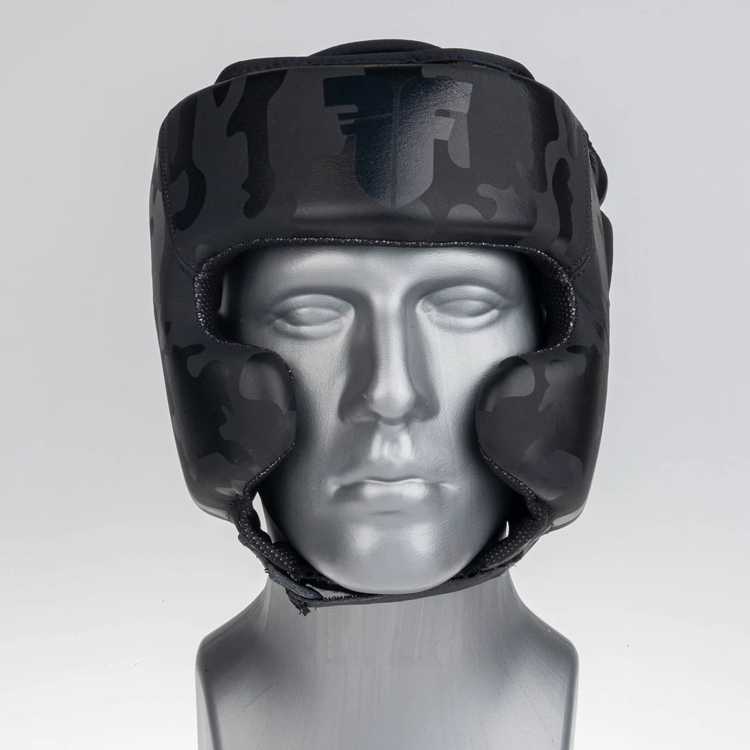 Headguard Fighter Sparring Pro - Black/camo, FHG-001CBK PROTECTION 4 Headguard Fighter Sparring Pro - Black/camo, FHG-001CBK PROTECTION