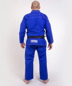 Fighter BJJ Kimono Rice Straw - KIDS - Blue, BJJBLU-07