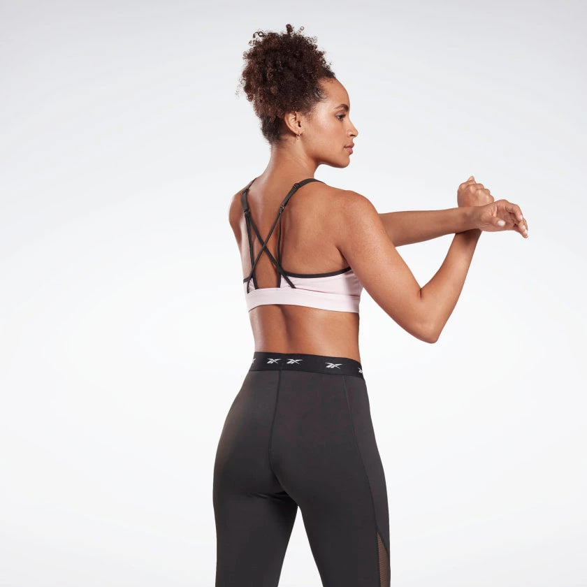 Reebok Hero Medium - Impact Strappy Bra - Pink, FK5339 8 Reebok Hero Medium - Impact Strappy Bra - Pink, FK5339