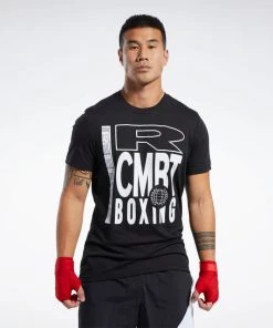 Reebok Combat Boxing Tee - Black, FJ5333