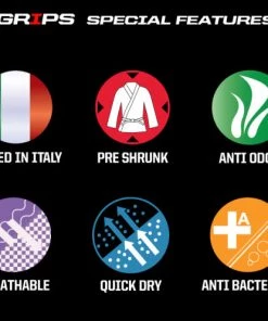 Kimono Grips Secret Weapon 2.0 - White, GR0001 8 Kimono Grips Secret Weapon 2.0 - White, GR0001