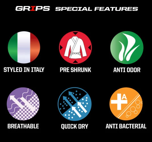 Kimono Grips Secret Weapon 2.0 - White, GR0001 5 Kimono Grips Secret Weapon 2.0 - White, GR0001