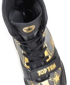 Boxing Shoes Top Ten - Black/gold, 1172-92