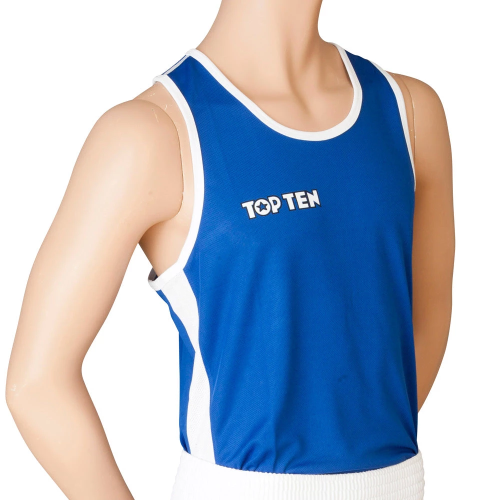 Boxing Jersey Top Ten Boxing Shirt - Blue, 1929-6 3 Boxing Jersey Top Ten Boxing Shirt - Blue, 1929-6