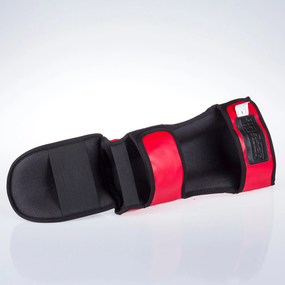 PROTECTION Fighter Shinguards Thai Classic - Red/black, JE1573RB 5 PROTECTION Fighter Shinguards Thai Classic - Red/black, JE1573RB