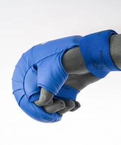 Hayashi Karate Fist Protector TSUKI With Thumb (WKF Approved) - Blue, 238