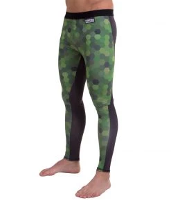 Fighter Compression Pants - Hexagon, FRP-04 Compression Shorts