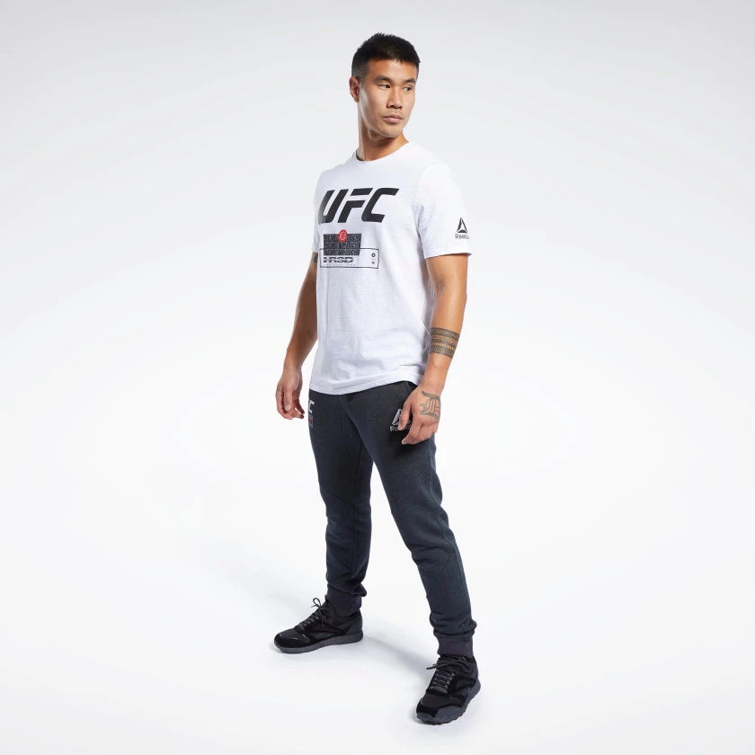 T-Shirts Reebok UFC FG Fight Week Tee- White, FJ5156 8 T-Shirts Reebok UFC FG Fight Week Tee- White, FJ5156