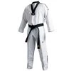 Adidas Taekwondo WT Uniforms TKD Dobok ADI-Contest 3 - White / Black V-neck, ADITC02