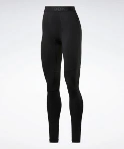 Reebok Workout Ready Compression Tights - Black, FP9107 Pants