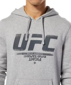 Reebok UFC Fan Hood - Grey, DU4577 Hoodies 9 Reebok UFC Fan Hood - Grey, DU4577 Hoodies