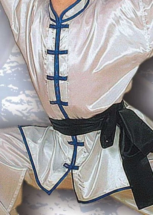 Hayashi Kung Fu Uniform - White, 125-1 Kung-fu Uniforms 4 Hayashi Kung Fu Uniform - White, 125-1 Kung-fu Uniforms