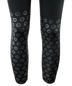 MMA Compression Legging TOP TEN Black Print - černá, 1880-99