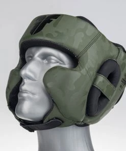 Headguard Fighter Sparring Pro - Khaki/camo, FHG-001CKH PROTECTION 10 Headguard Fighter Sparring Pro - Khaki/camo, FHG-001CKH PROTECTION