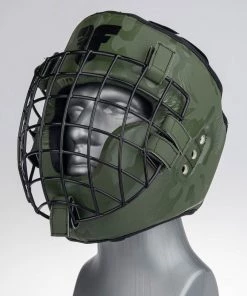 Fighter Shock Head Guard - Khaki/camo, JE999-KHC