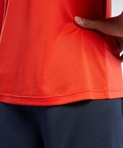 Training T-Shirts Reebok Activchill Tee - Red, FU3283