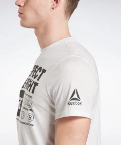Reebok UFC Fan Gear Mens T-shirt - White, FU1292 T-Shirts 12 Reebok UFC Fan Gear Mens T-shirt - White, FU1292 T-Shirts