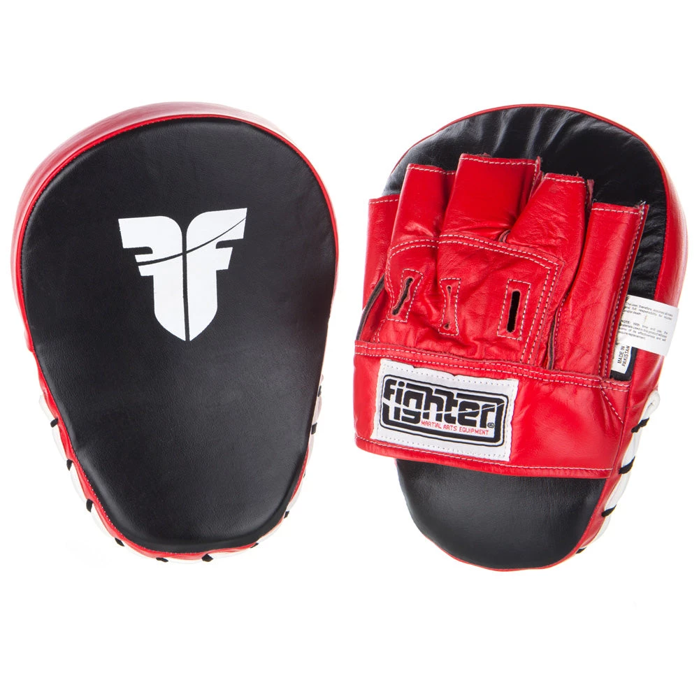 Fighter Curved Mitts New - Black/red, JE-1650 TRAINING 3 Fighter Curved Mitts New - Black/red, JE-1650 TRAINING