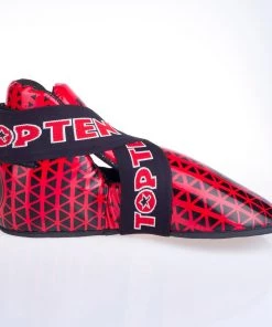 PROTECTION TOP TEN Super-light Triangles Kicks - Red/black, 3067-49T