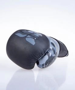 Fighter Boxing Gloves SPLIT- Gray Camo/black, FBG-001C