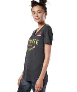 Reebok UFC Fight Night Champ Walkout Jersey - Black, DM5169 T-Shirts