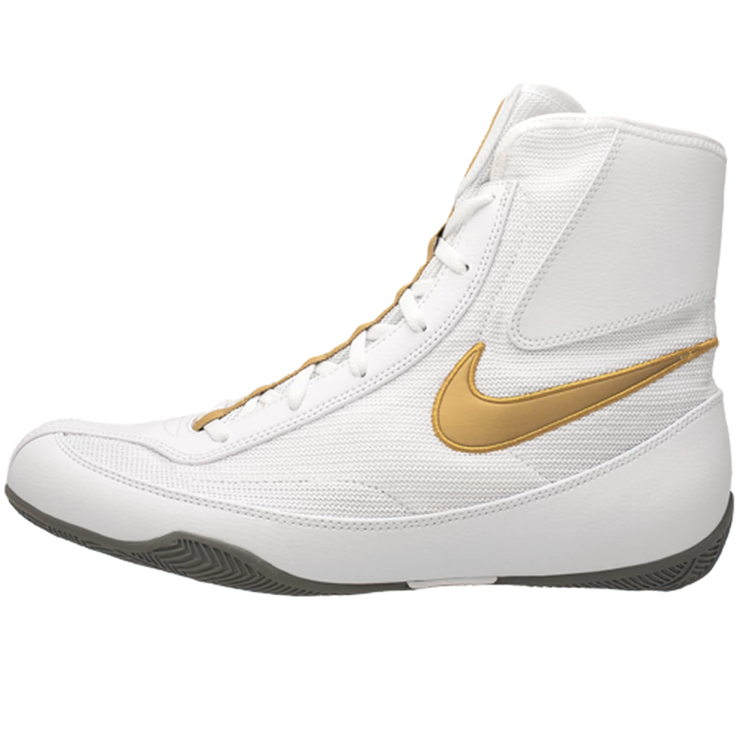 Nike Machomai 2 Boxing Shoes - White/gold 4 Nike Machomai 2 Boxing Shoes - White/gold