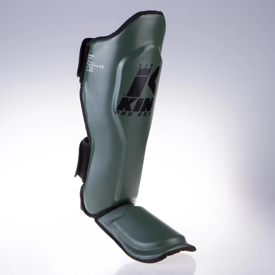 King Pro Boxing Shin Guards - Khaki, KPB/SG-4 PROTECTION 7 King Pro Boxing Shin Guards - Khaki, KPB/SG-4 PROTECTION