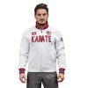 Daedo Slim Karate Jacket- White/red, CH2221 Hoodies