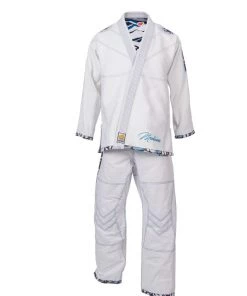 Top Ten Brazilian Jiu Jitsu Uniform Mohicans - White, 15123-1 BJJ Uniforms