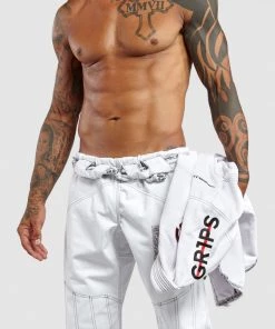 Grips Armadura 2.0 BJJ Kimono Camo - White, G10129-WHI